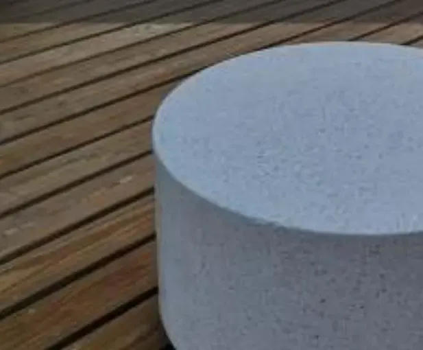 Architectural concrete planter and outdoor table